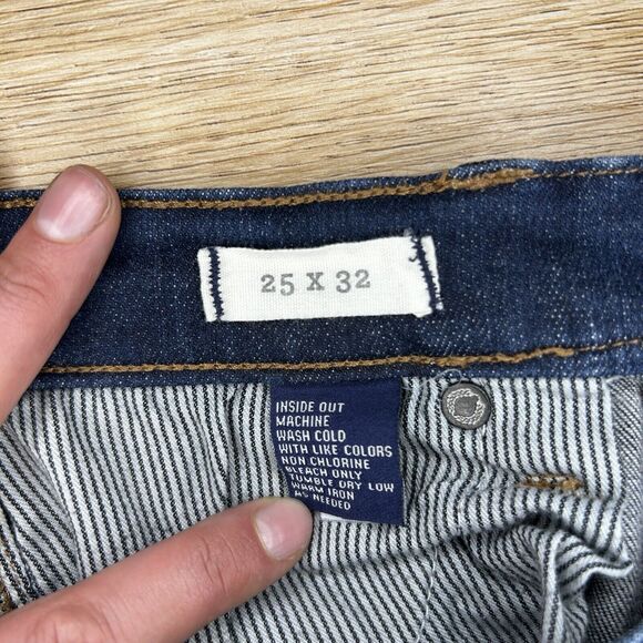 MADEWELL SKINNY JEANS WOMENS 25X32 BLUE - Picture 5 of 9